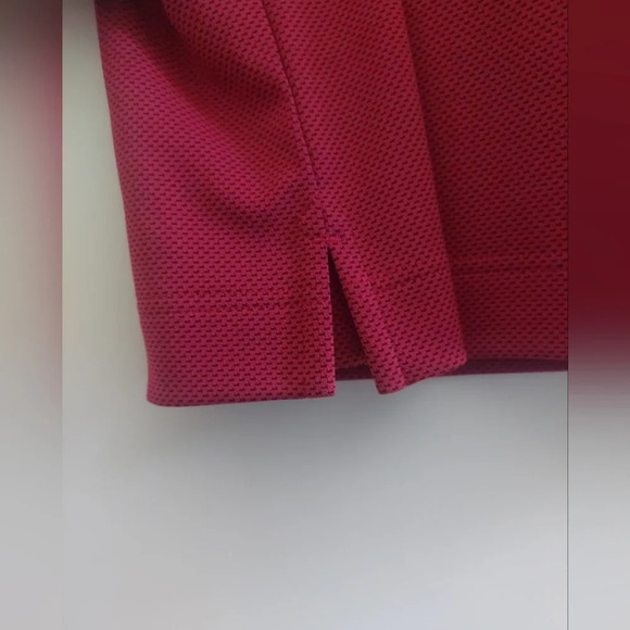 Callaway Golf Polo Shirt Mens size Medium Pink Spotted pattern Preppy - Picture 7 of 12